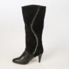 Zwarte jaren 80 vintage slouch laarzen maat 39 - Afbeelding 6