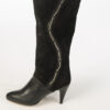 Zwarte jaren 80 vintage slouch laarzen maat 39 - Afbeelding 4