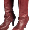 Retro leren platform laarzen maat 40 - Afbeelding 3