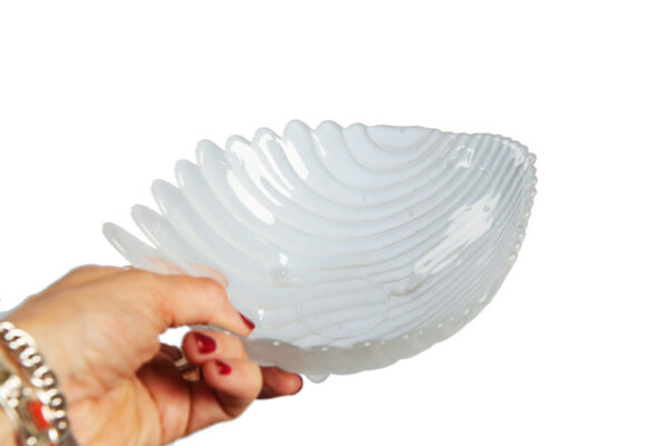 Vintage schelp-achtige schaal / kom - Afbeelding 4