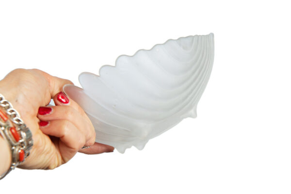Vintage schelp-achtige schaal / kom - Afbeelding 3