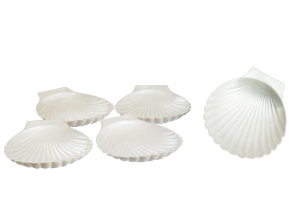 Set van 5 vintage schelpenschaaltjes - Afbeelding 4