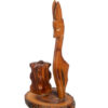Vintage penhouder van hout - Afbeelding 2