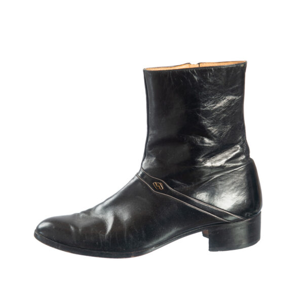 Zwarte 70's vintage herenlaarzen maat 43