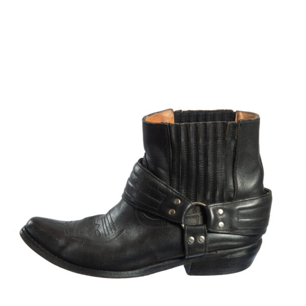 Zwarte vintage western boots heren maat 43