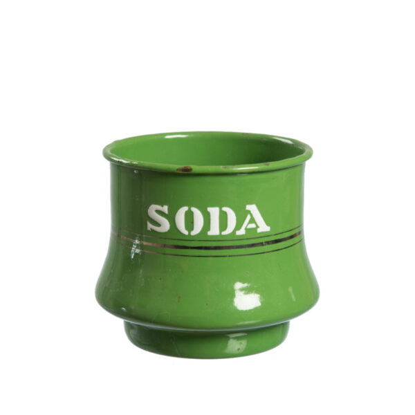Emaille vintage soda potje