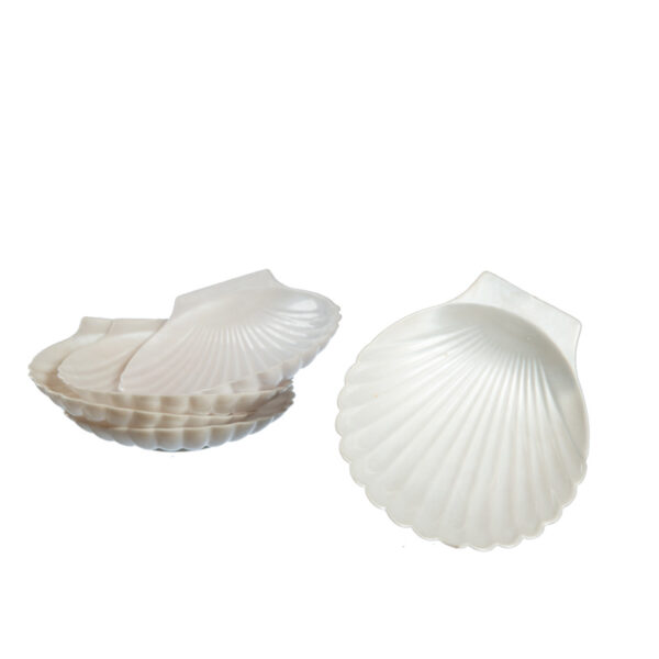 Set van 5 vintage schelpenschaaltjes