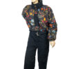 Ninety Eight by Peralp 90's vintage floral skipak maat M - Afbeelding 7