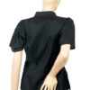 Zwarte vintage top met borduursel maat S - Afbeelding 5