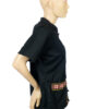 Zwarte vintage top met borduursel maat S - Afbeelding 4
