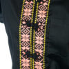 Zwarte vintage top met borduursel maat S - Afbeelding 3