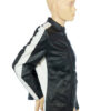 Retro leren biker jasje maat L 42 - Afbeelding 4