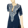 Korte vintage kaftan tuniek maat S - Afbeelding 5