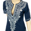 Korte vintage kaftan tuniek maat S - Afbeelding 2