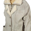 80's vintage suede jas maat L - Afbeelding 2