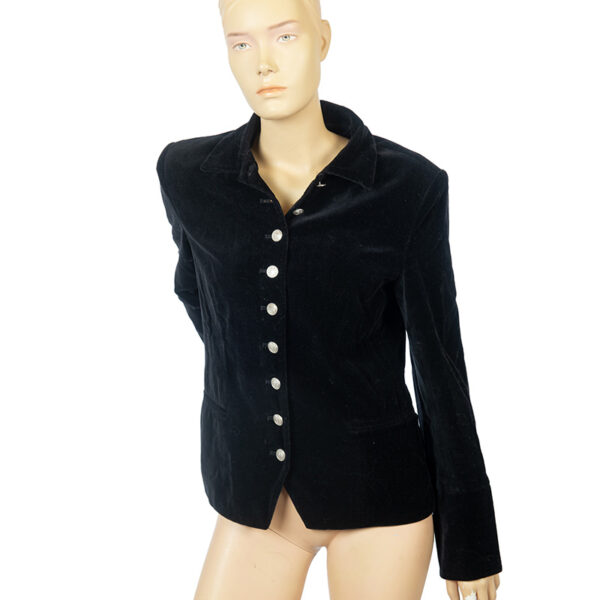 Vintage jaren 70 velours jasje maat M 38