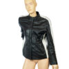 Retro leren biker jasje maat L 42
