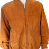 Vintage suede bomberjack maat XL - Afbeelding 2