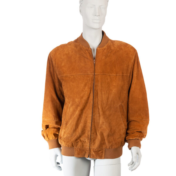 Vintage suede bomberjack maat XL