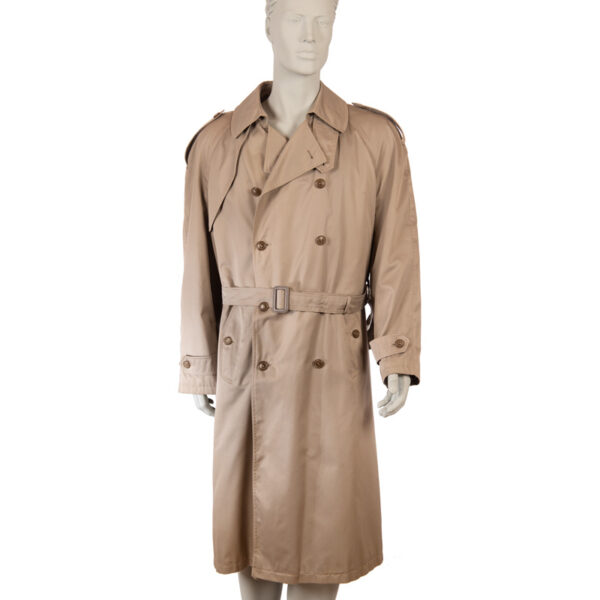Vintage trenchcoat Shelter jas heren maat L