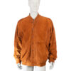 80's Vintage suede heren bomberjas maat XXL