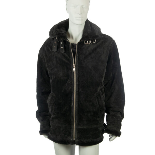 Vintage suede jas heren maat XL