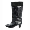 Zwarte jaren 80 vintage laarzen maat 39
