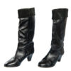 Zwarte jaren 80 vintage laarzen maat 39 - Afbeelding 3