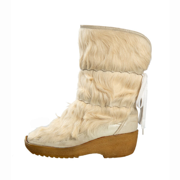 Vintage fur winter boots maat 38,5 - 39