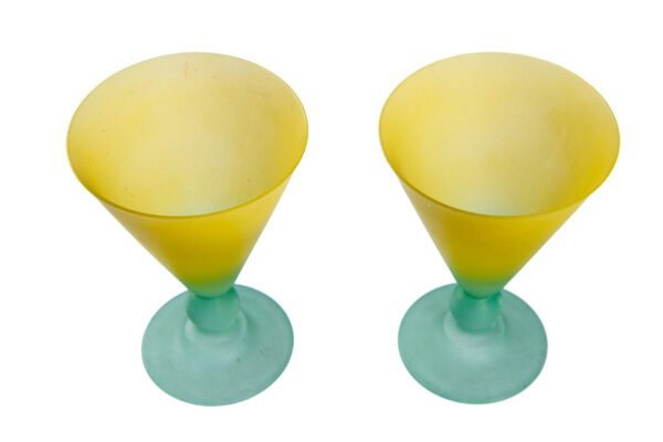 Set van twee vintage ijscoupes - Afbeelding 2