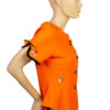 Oranje vintage top maat XS / S - Afbeelding 5