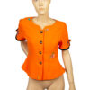 Oranje vintage top maat XS / S - Afbeelding 7