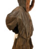Jaren 80 suede vintage jas met capuchon maat XL - Afbeelding 4