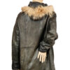 Leren vintage jack met capuchon maat L - Afbeelding 5