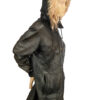 Leren vintage jack met capuchon maat L - Afbeelding 4